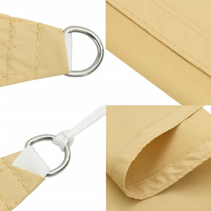 vidaXL Sun Shade Sail Sand Color 4.5x2.5 m 100% Polyester Oxford