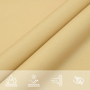 vidaXL Sun Shade Sail Sand 7x4 m 100% Polyester Oxford