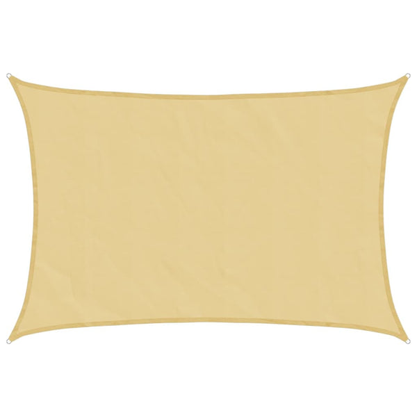 vidaXL Sun Sail Sand 7x6 m 100% Polyester Oxford