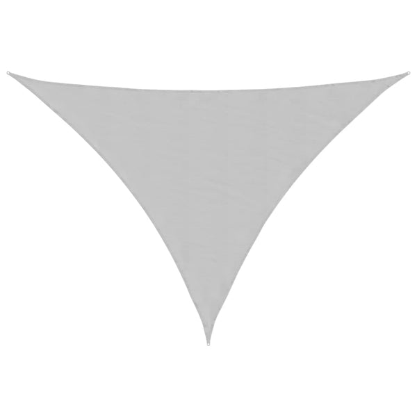 vidaXL Sun Shade Sail Light Gray 7x5x5 m 100% Polyester Oxford