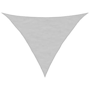 vidaXL Sun Shade Sail Light Gray 3x3x4.24 m 100% Polyester Oxford