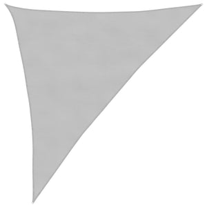 vidaXL Sun Sail Light Gray 3x4x5 m 100% Oxford Polyester