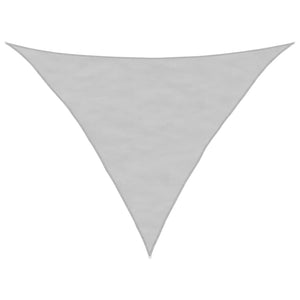 vidaXL Sun Shade Sail Light Gray 3.5x3.5x4.9 m 100% Oxford Polyester