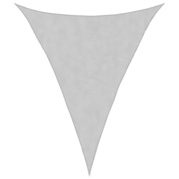 vidaXL Sun Shade Sail Light Gray 4x5x5 m 100% Polyester Oxford