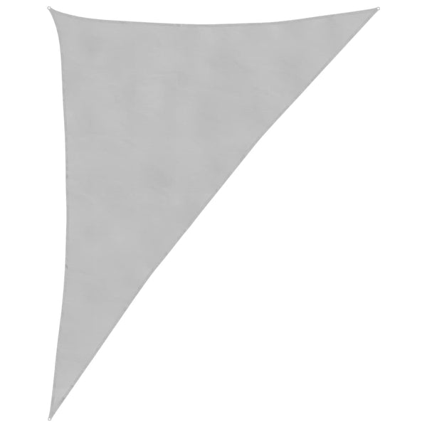 vidaXL Sun Shade Sail Light Grey 4x5x6.4 m 100% Polyester Oxford