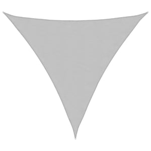 vidaXL Sun Shade Sail Light Gray 6x6x6 m 100% Oxford Polyester