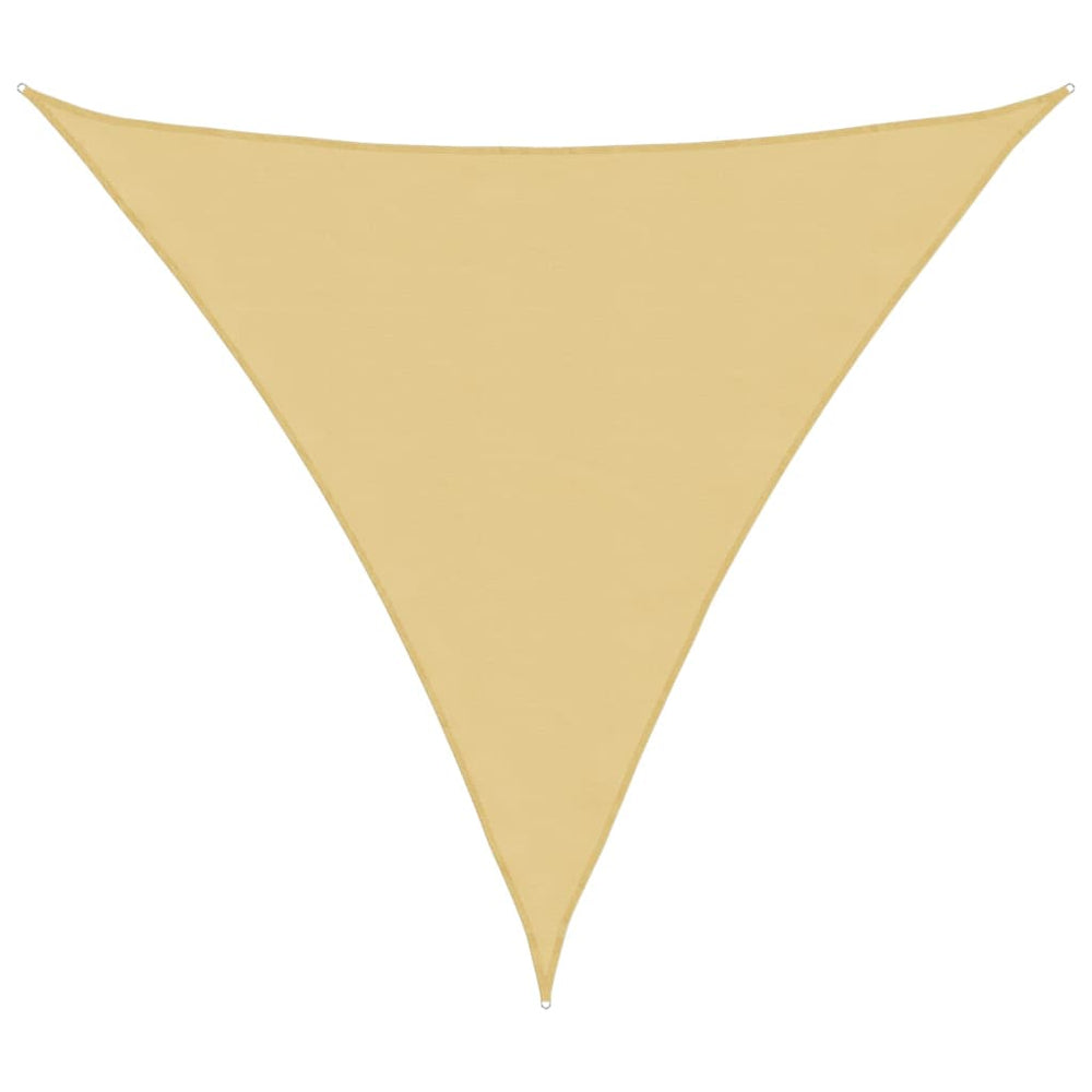 vidaXL Sun Shade Sail Sand Color 3.6x3.6x3.6 m 100% Polyester Oxford