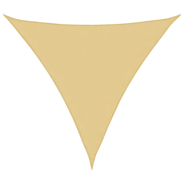 vidaXL Sun Shade Sail Sand Color 3.6x3.6x3.6 m 100% Polyester Oxford