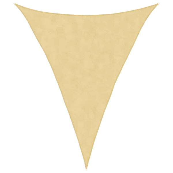 vidaXL Sun Shade Sail Sand 3x4x4 m 100% Polyester Oxford