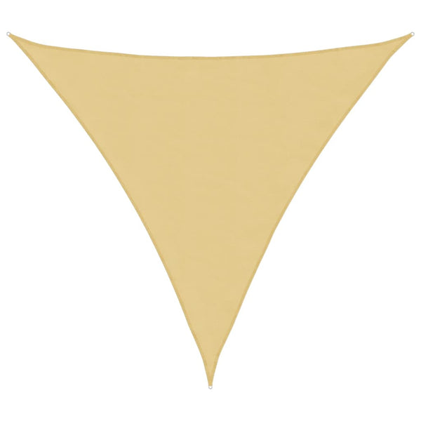vidaXL Sun Shade Sail Sand 5x5x5 m 100% Polyester Oxford