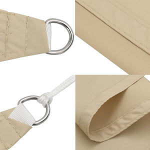 Beiges Sonnensegel 2x2x2 m Oxford Polyester