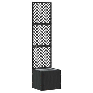 Garten Spalier Pflanzer Schwarz Metall