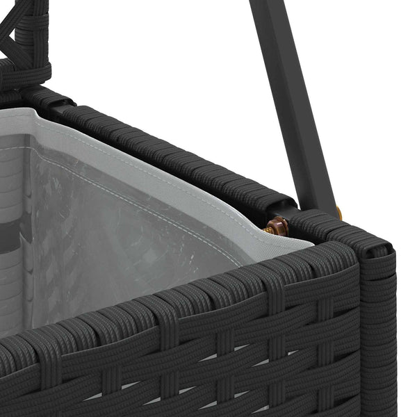 Garten Spalier Pflanzer Schwarz 105x30x170cm