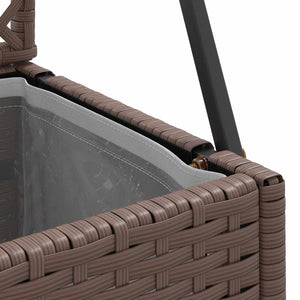 Garten Spalier Pflanzer Braun 105x30x170cm