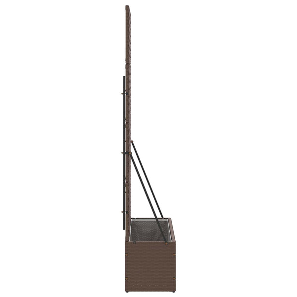 Garten Spalier Pflanzer Braun 105x30x170cm