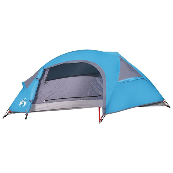 vidaXL Dome Camping Tent 1 Person Blue Waterproof