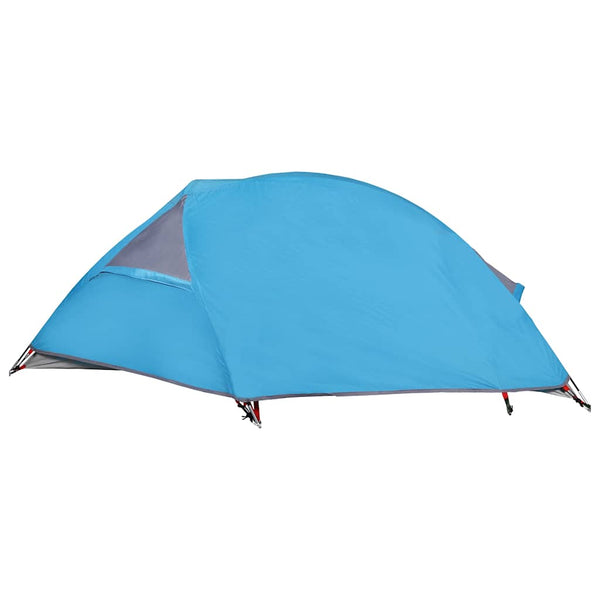 vidaXL Dome Camping Tent 1 Person Blue Waterproof