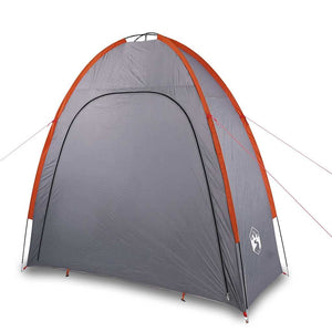 vidaXL Side Tent Grey and Orange Waterproof