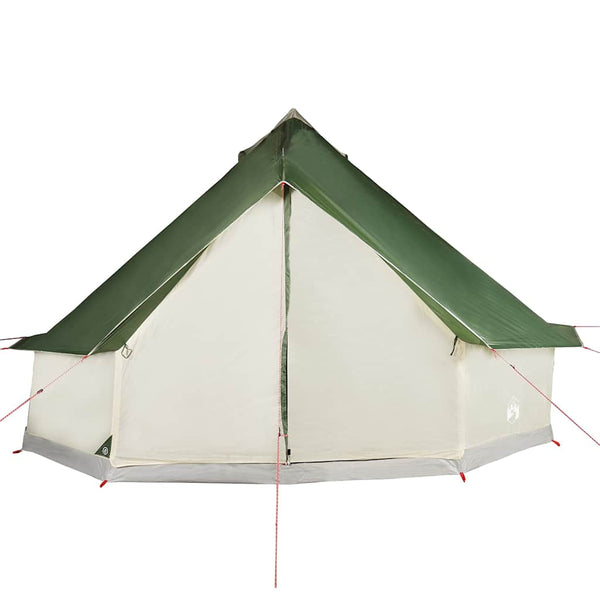 vidaXL Tipi Family Tent 12 Person Green Waterproof