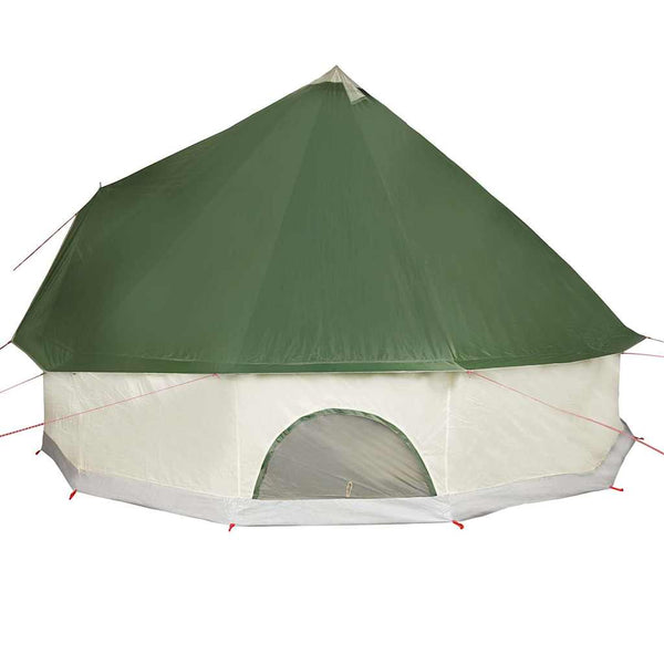 vidaXL Tipi Family Tent 12 Person Green Waterproof
