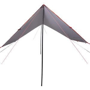 vidaXL Tarp Grey and Orange 430x380x210 cm Waterproof