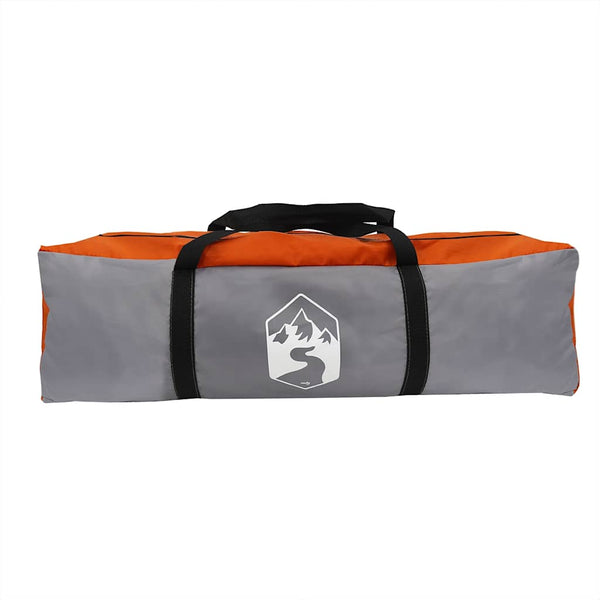 vidaXL Tarp Grey and Orange 430x380x210 cm Waterproof