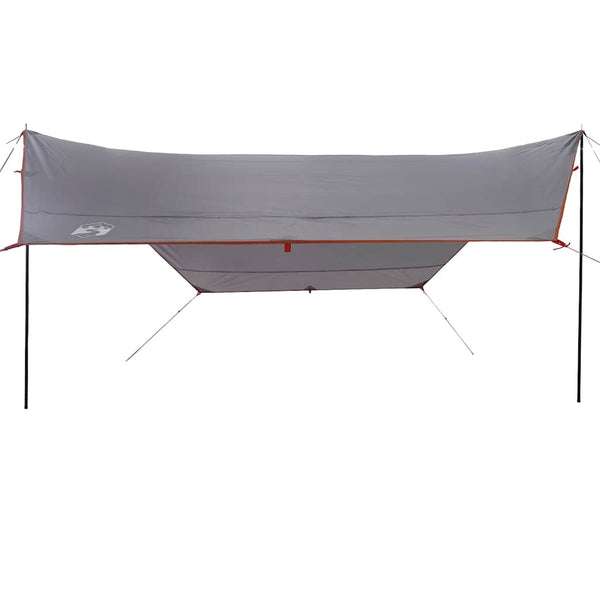 vidaXL Tarp Grey and Orange 430x380x210 cm Waterproof