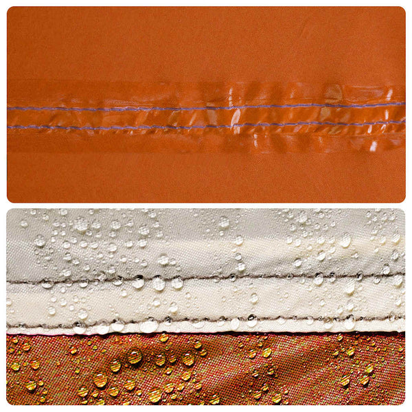 vidaXL Tarp Orange 460x305x210 cm Waterproof