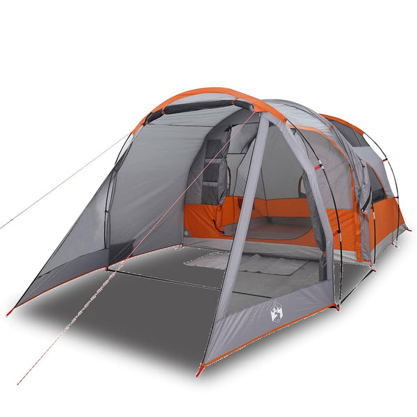 vidaXL Tunnel Tent 4 Person Grey Waterproof