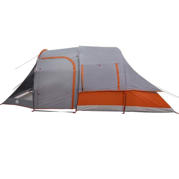 vidaXL Tunnel Tent 4 Person Grey Waterproof