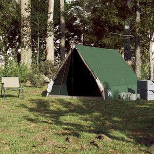 vidaXL 2-Person Green Waterproof Wedge Tent