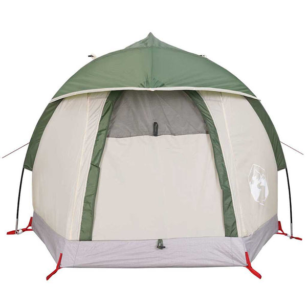 vidaXL Dome Camping Tent 1 Person Green Waterproof
