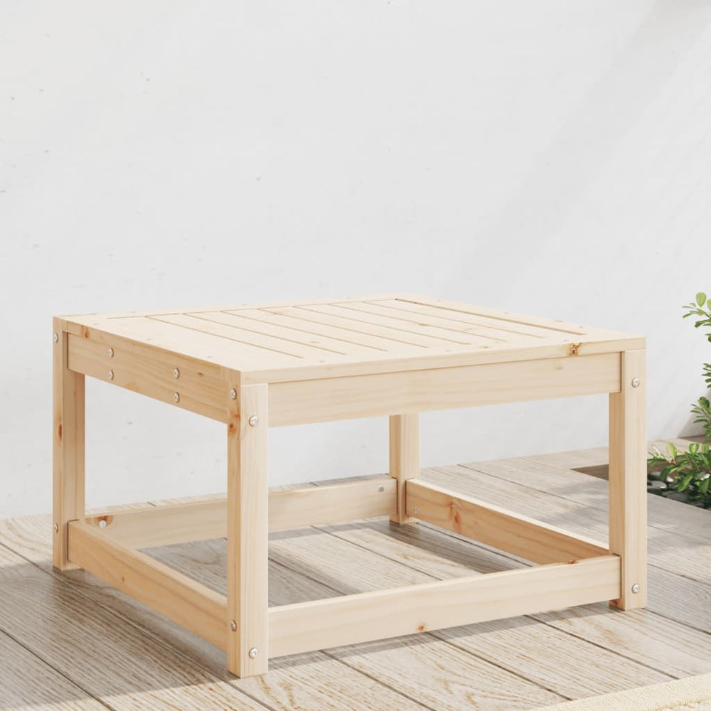 vidaXL Garden Stool Solid Pine Wood