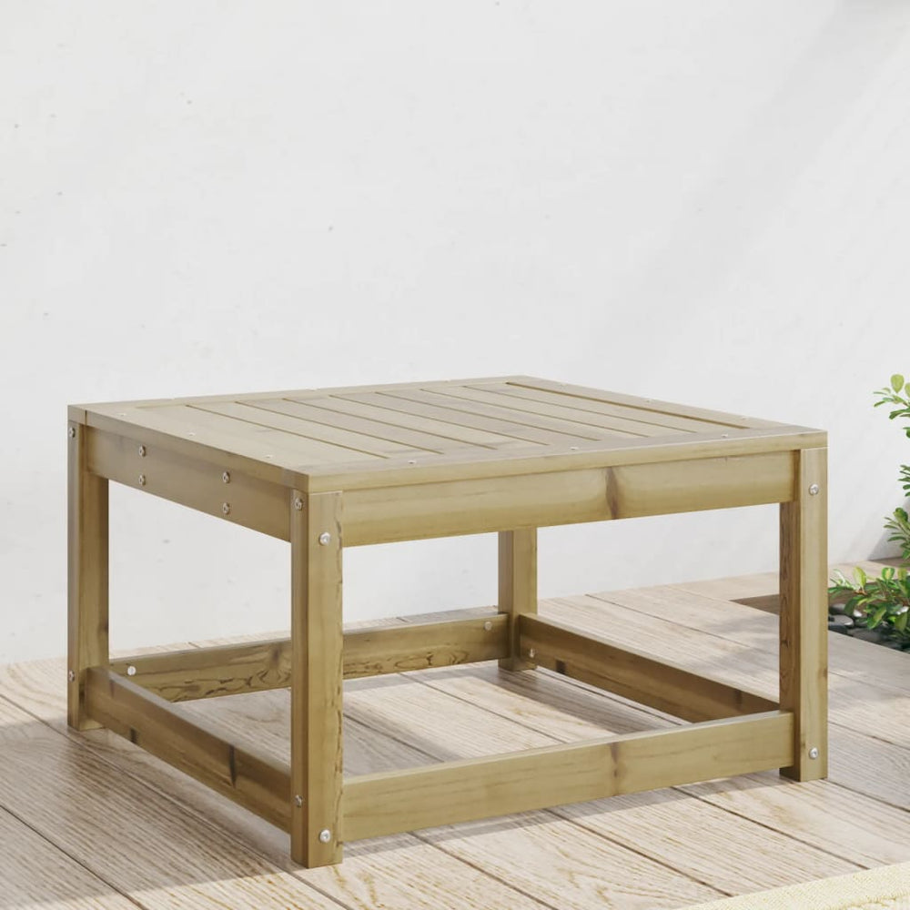 vidaXL Garden Stool Impregnated Pinewood