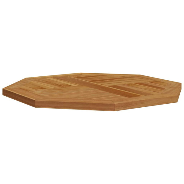 Teak Tischplatte 60x60 cm Achteckig