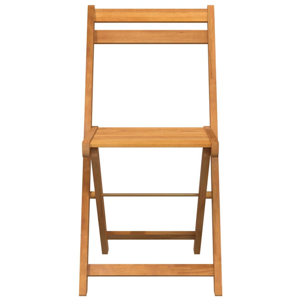 vidaXL Bistro Chairs 6 pcs. Foldable Solid Acacia Wood