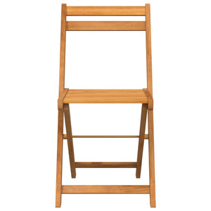 vidaXL Bistro Chairs 8 pcs. Foldable Solid Acacia Wood
