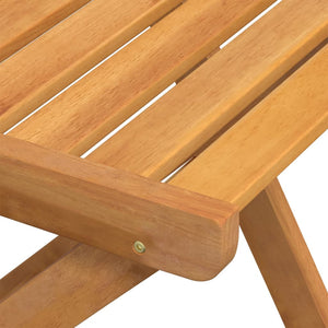 vidaXL Bistro Chairs 8 pcs. Foldable Solid Acacia Wood