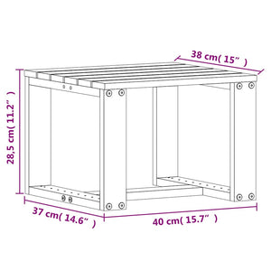 vidaXL 3-Piece Garden Lounge Set Solid Pine Wood