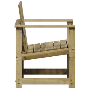 vidaXL 3-Piece Garden Lounge Set Impregnated Pinewood