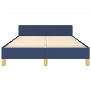 vidaXL Bed Frame without Mattress Blue 120x190 cm Fabric
