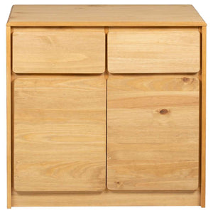 vidaXL Sideboard SAUDA Oak-Look 80x43x75.5 cm Pine Wood