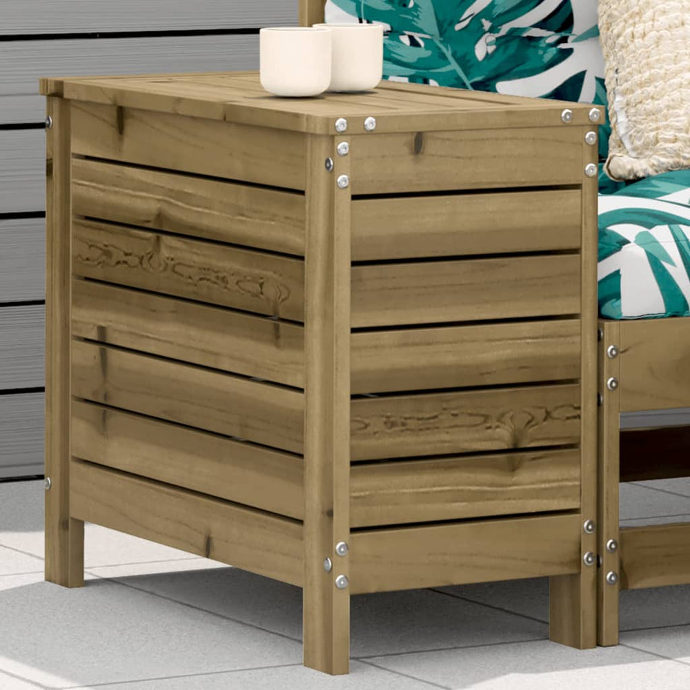 vidaXL Garden Stool 62x31.5x52 cm Impregnated Pinewood