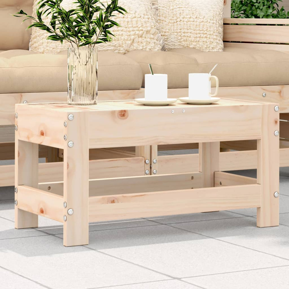 vidaXL Garden Stool 62x30x32 cm Solid Pine Wood