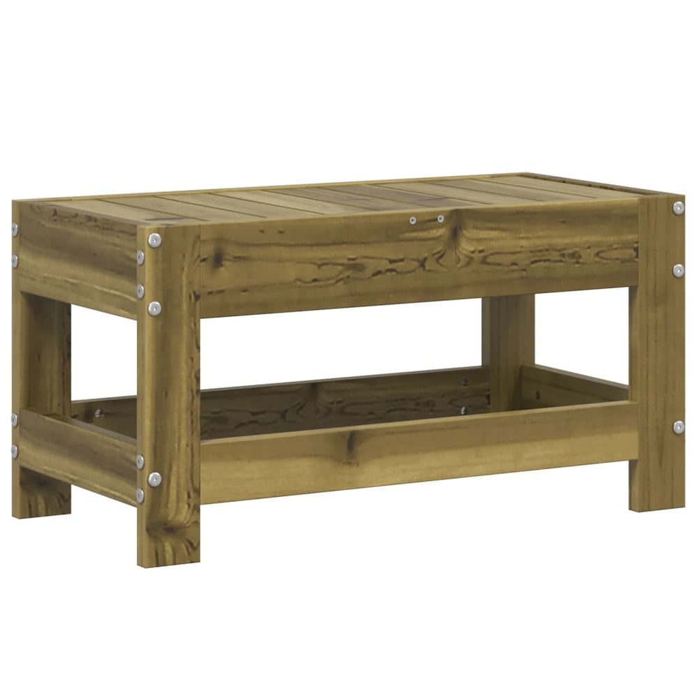 vidaXL Garden Stool 62x30x32 cm Impregnated Pine Wood