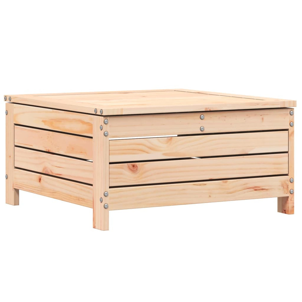 vidaXL Garden Stool 62x63.5x32 cm Solid Pine Wood