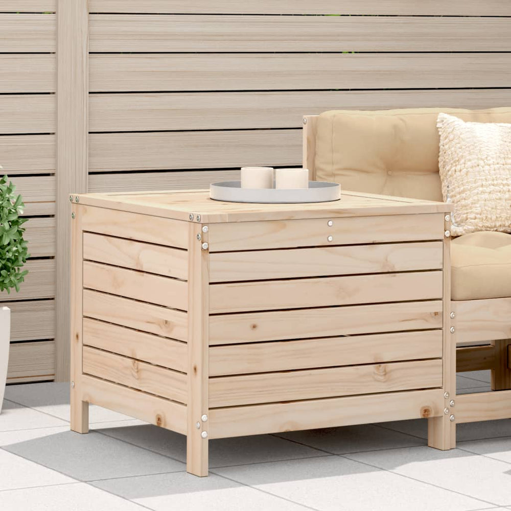 vidaXL Garden Stool 62x63.5x53.5 cm Solid Pine Wood