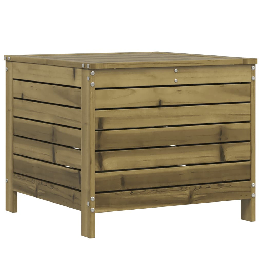 vidaXL Garden Stool 62x63.5x53.5 cm Impregnated Pine Wood
