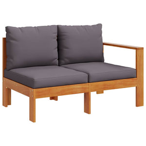 Akazie Gartensofa 2-Sitzer mit Armlehne