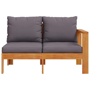 Akazie Gartensofa 2-Sitzer mit Armlehne